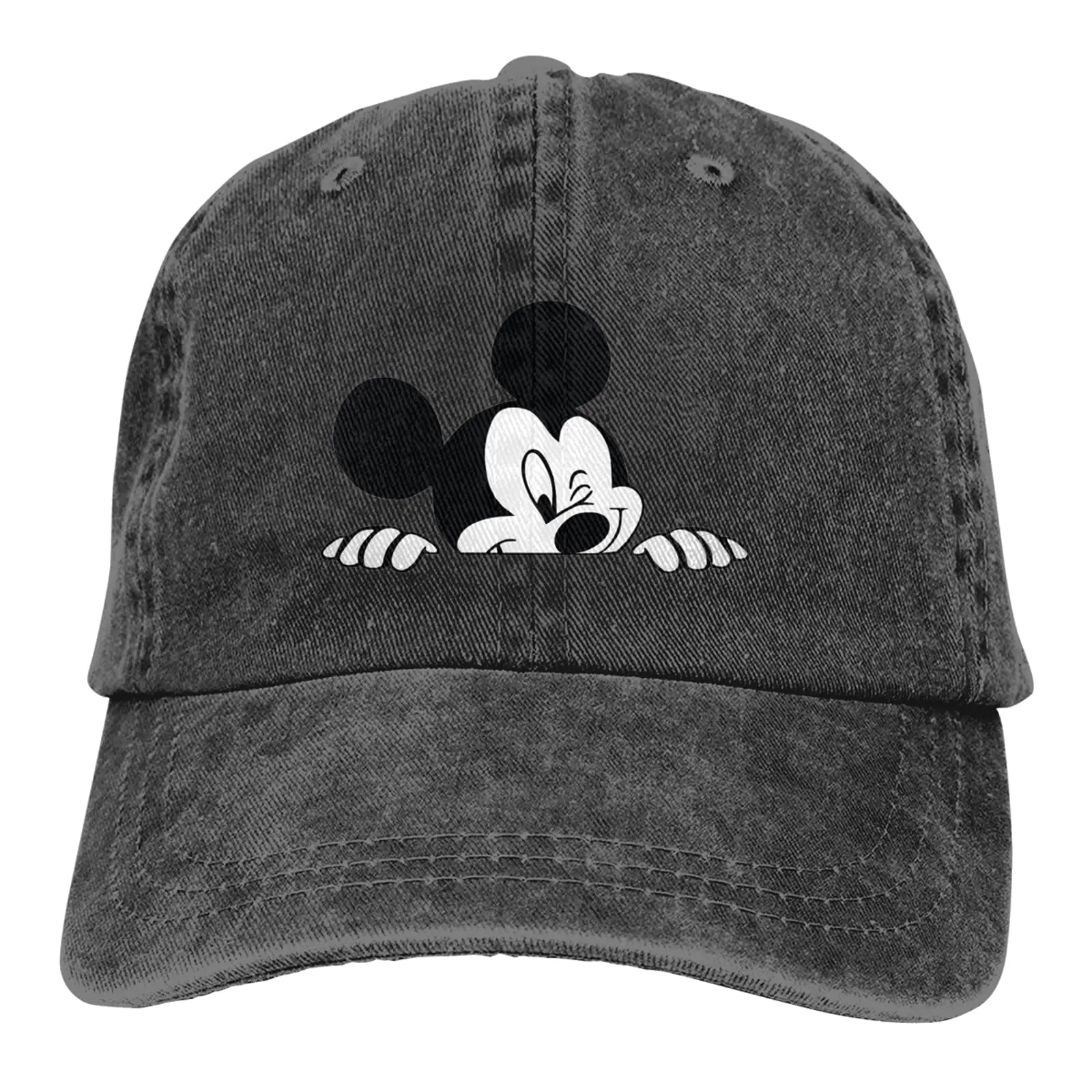 Sombrero Vaquero de TTYGJ con Dibujos Animados, Gorra de Béisbol, Gorra Trucker para Hombres y Mujeres, Gorras de Denim Retro, Gorra de Papá (Estilo 2)